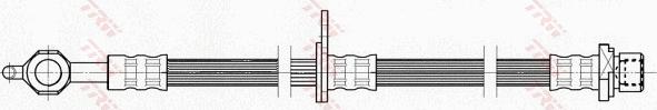 TRW PHD461 - Bremžu šļūtene ps1.lv