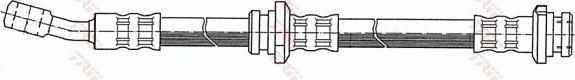 TRW PHD409 - Bremžu šļūtene ps1.lv