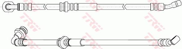 TRW PHD431 - Bremžu šļūtene ps1.lv