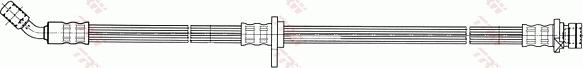 TRW PHD604 - Bremžu šļūtene ps1.lv