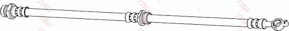 TRW PHD347 - Bremžu šļūtene ps1.lv