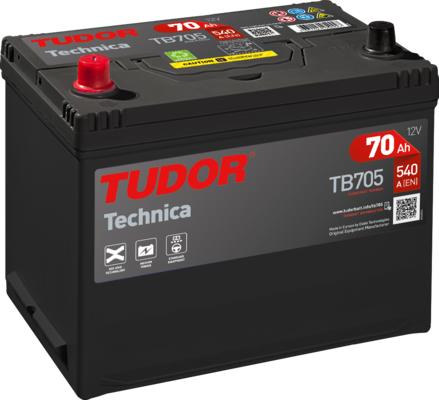 Tudor TB705 - Startera akumulatoru baterija ps1.lv