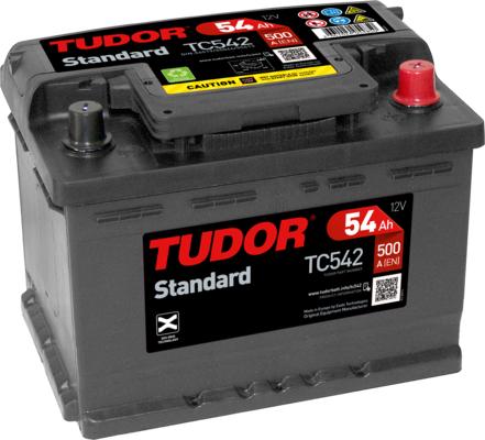 Tudor TC542 - Startera akumulatoru baterija ps1.lv