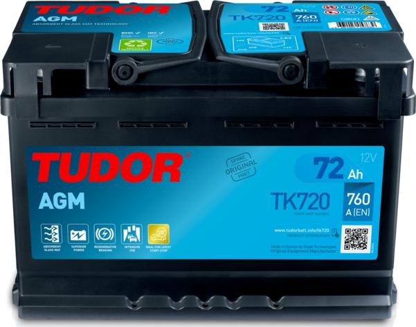Tudor TK720 - Startera akumulatoru baterija ps1.lv
