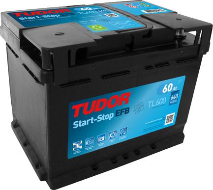 Tudor TL600 - Startera akumulatoru baterija ps1.lv