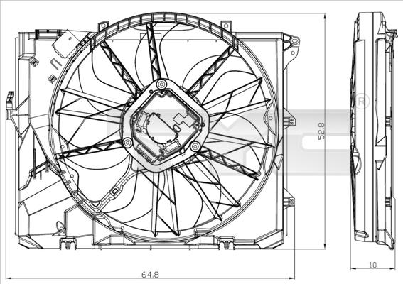 TYC 803-0012 - Ventilators, Motora dzesēšanas sistēma ps1.lv