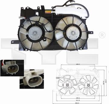 TYC 836-0017 - Ventilators, Motora dzesēšanas sistēma ps1.lv