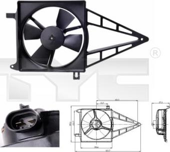 TYC 825-0012 - Ventilators, Motora dzesēšanas sistēma ps1.lv