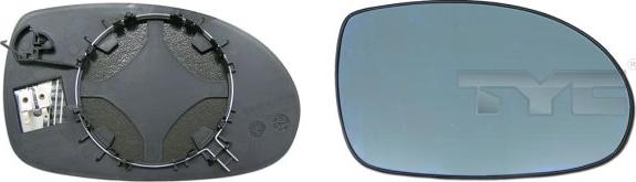 TYC 305-0017-1 - Spoguļstikls, Ārējais atpakaļskata spogulis ps1.lv