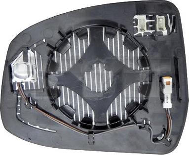 TYC 310-0197-1 - Spoguļstikls, Ārējais atpakaļskata spogulis ps1.lv