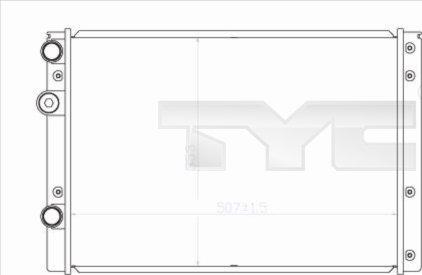 TYC 737-0038 - Radiators, Motora dzesēšanas sistēma ps1.lv