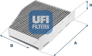 UFI 54.124.00 - Filtrs, Salona telpas gaiss ps1.lv