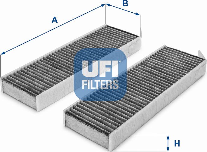 UFI 54.172.00 - Filtrs, Salona telpas gaiss ps1.lv