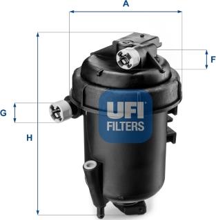 UFI 55.144.00 - Degvielas filtrs ps1.lv
