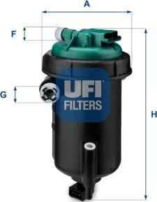 UFI 55.148.00 - Degvielas filtrs ps1.lv