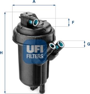 UFI 55.114.01 - Degvielas filtrs ps1.lv