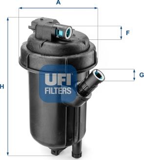 UFI 55.125.00 - Degvielas filtrs ps1.lv