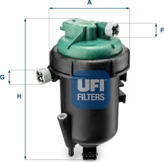 UFI 55.175.00 - Degvielas filtrs ps1.lv