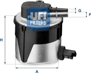 UFI 55.170.00 - Degvielas filtrs ps1.lv