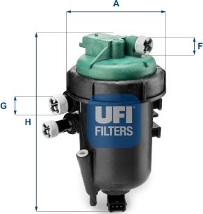 UFI 55.178.00 - Degvielas filtrs ps1.lv