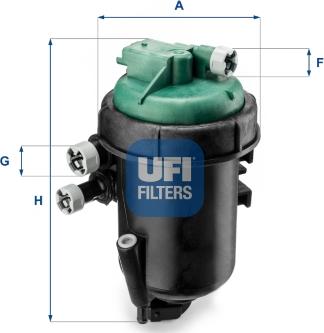 UFI 55.173.00 - Degvielas filtrs ps1.lv