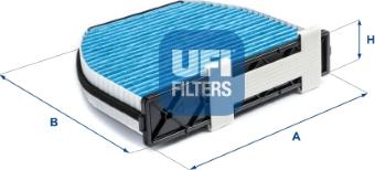 UFI 34.163.00 - Filtrs, Salona telpas gaiss ps1.lv