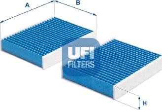 UFI 34.104.00 - Filtrs, Salona telpas gaiss ps1.lv