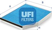 UFI 34.393.00 - Filtrs, Salona telpas gaiss ps1.lv