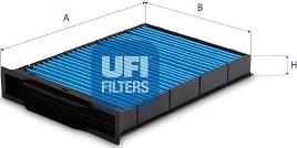 UFI 34.201.00 - Filtrs, Salona telpas gaiss ps1.lv