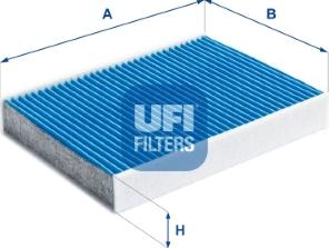 UFI 34.406.00 - Filtrs, Salona telpas gaiss ps1.lv