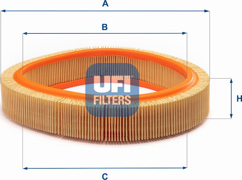 UFI 30.922.01 - Gaisa filtrs ps1.lv