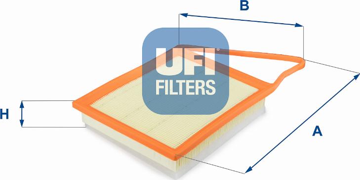 UFI 30.645.00 - Gaisa filtrs ps1.lv