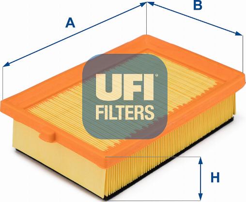 UFI 30.607.00 - Gaisa filtrs ps1.lv