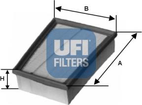 UFI 30.157.00 - Gaisa filtrs ps1.lv