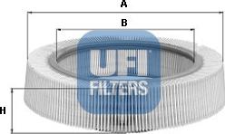 UFI 30.800.00 - Gaisa filtrs ps1.lv