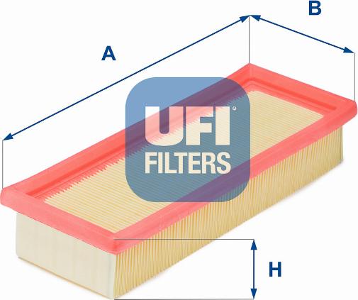 UFI 30.032.00 - Gaisa filtrs ps1.lv