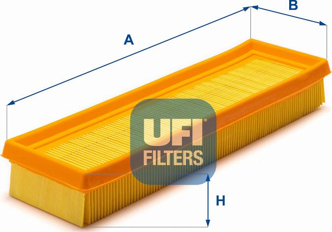 UFI 30.025.00 - Gaisa filtrs ps1.lv