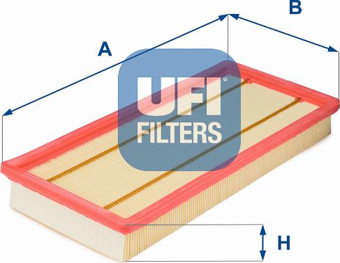 UFI 30.153.00 - Gaisa filtrs ps1.lv