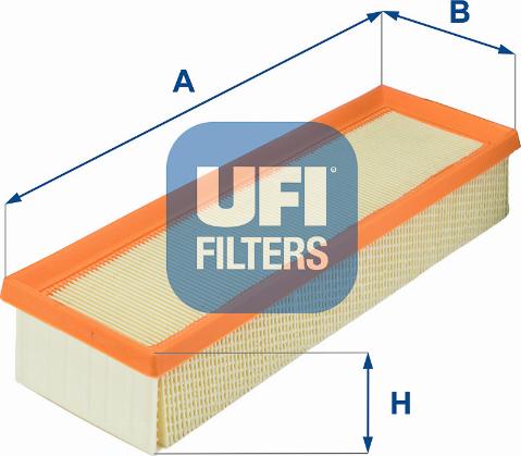 UFI 30.186.00 - Gaisa filtrs ps1.lv