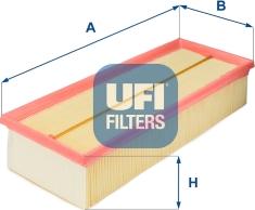 UFI 30.187.00 - Gaisa filtrs ps1.lv