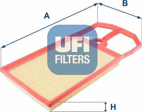 UFI 30.124.00 - Gaisa filtrs ps1.lv