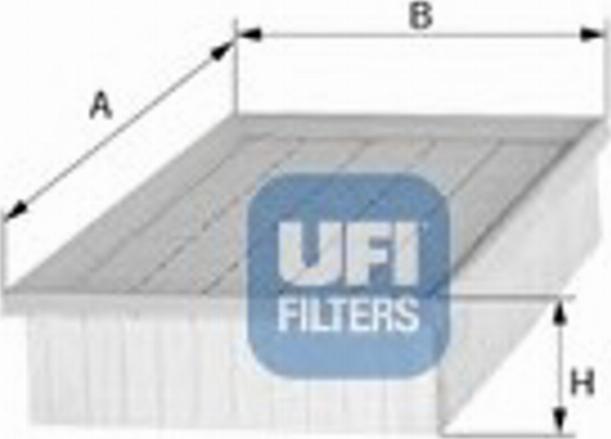 UFI 30.895.00 - Gaisa filtrs ps1.lv