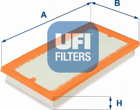 UFI 30.376.00 - Gaisa filtrs ps1.lv