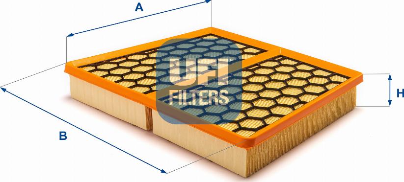 UFI 30.A76.00 - Gaisa filtrs ps1.lv