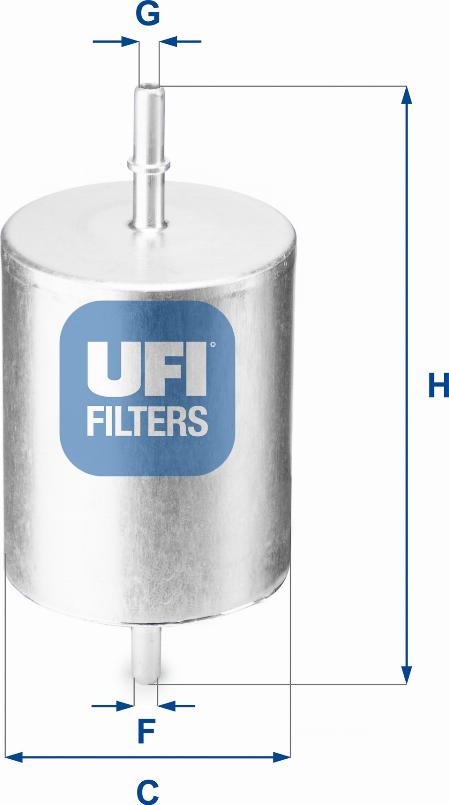 UFI 31.817.00 - Degvielas filtrs ps1.lv