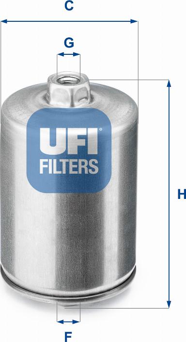 UFI 31.748.00 - Degvielas filtrs ps1.lv