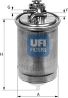 UFI 24.425.00 - Degvielas filtrs ps1.lv