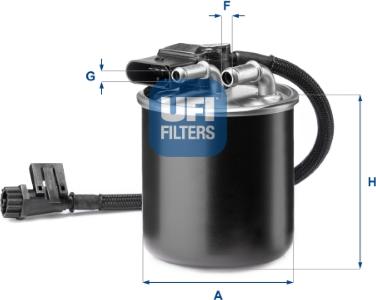 UFI 24.193.00 - Degvielas filtrs ps1.lv