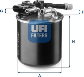 UFI 24.151.00 - Degvielas filtrs ps1.lv