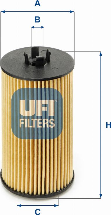 UFI 25.199.00 - Eļļas filtrs ps1.lv